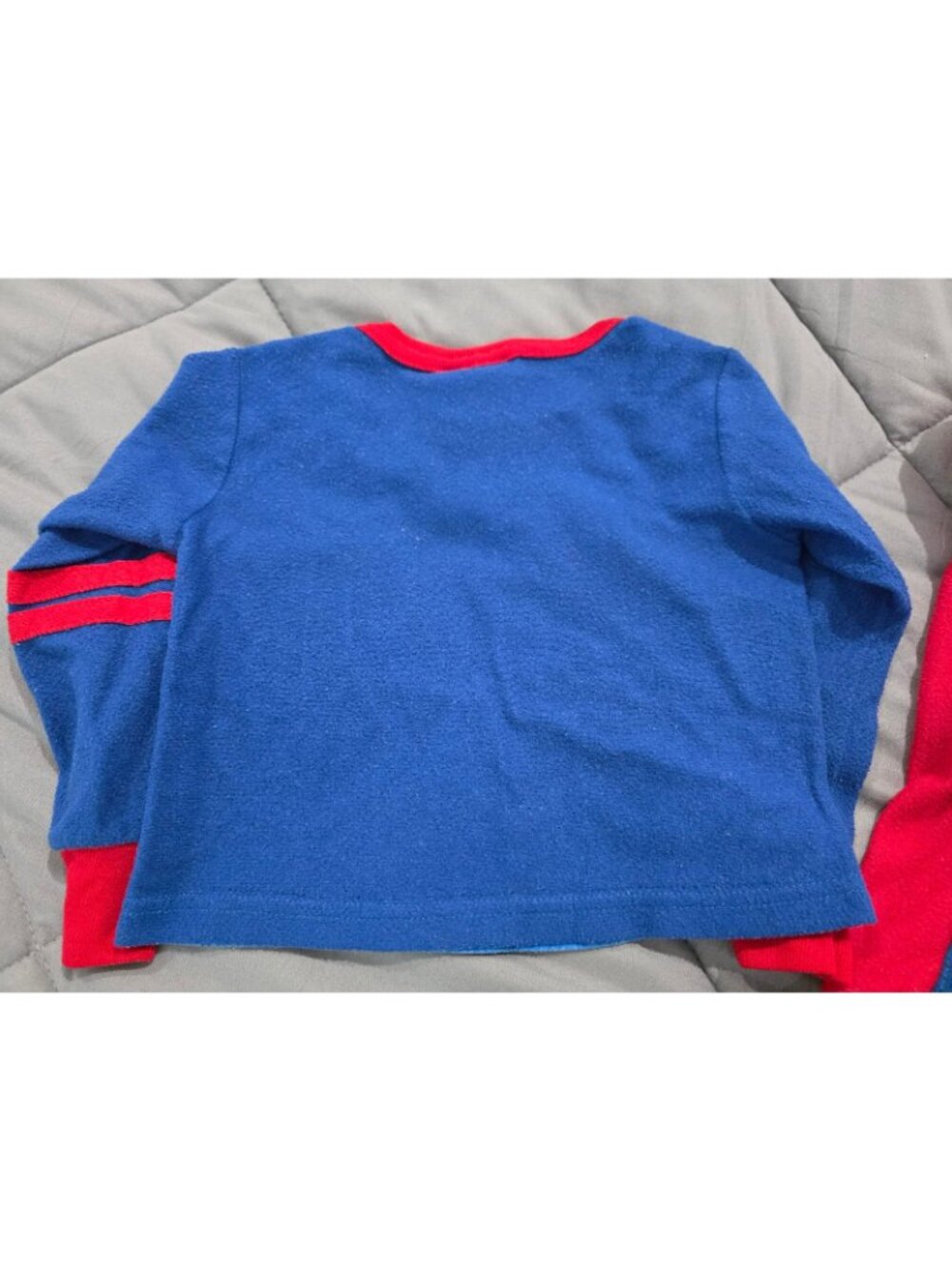 Vintage Stuart Little 24 months/2T Toddler Fleece Pajama Set Red Blue 2-Piece - Picture 6 of 7